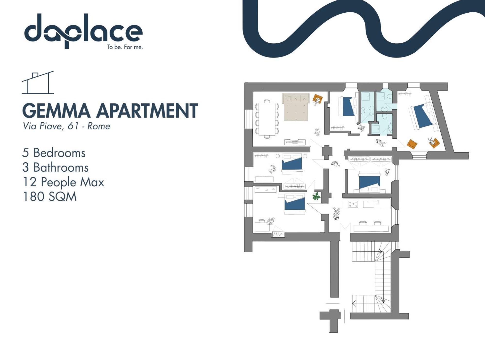 Daplace - Gemma Apartment Roma Ngoại thất bức ảnh